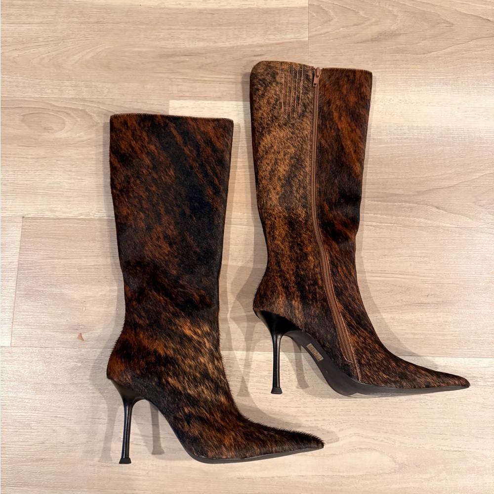 Jeffrey Campbell Brown Heeled Boots